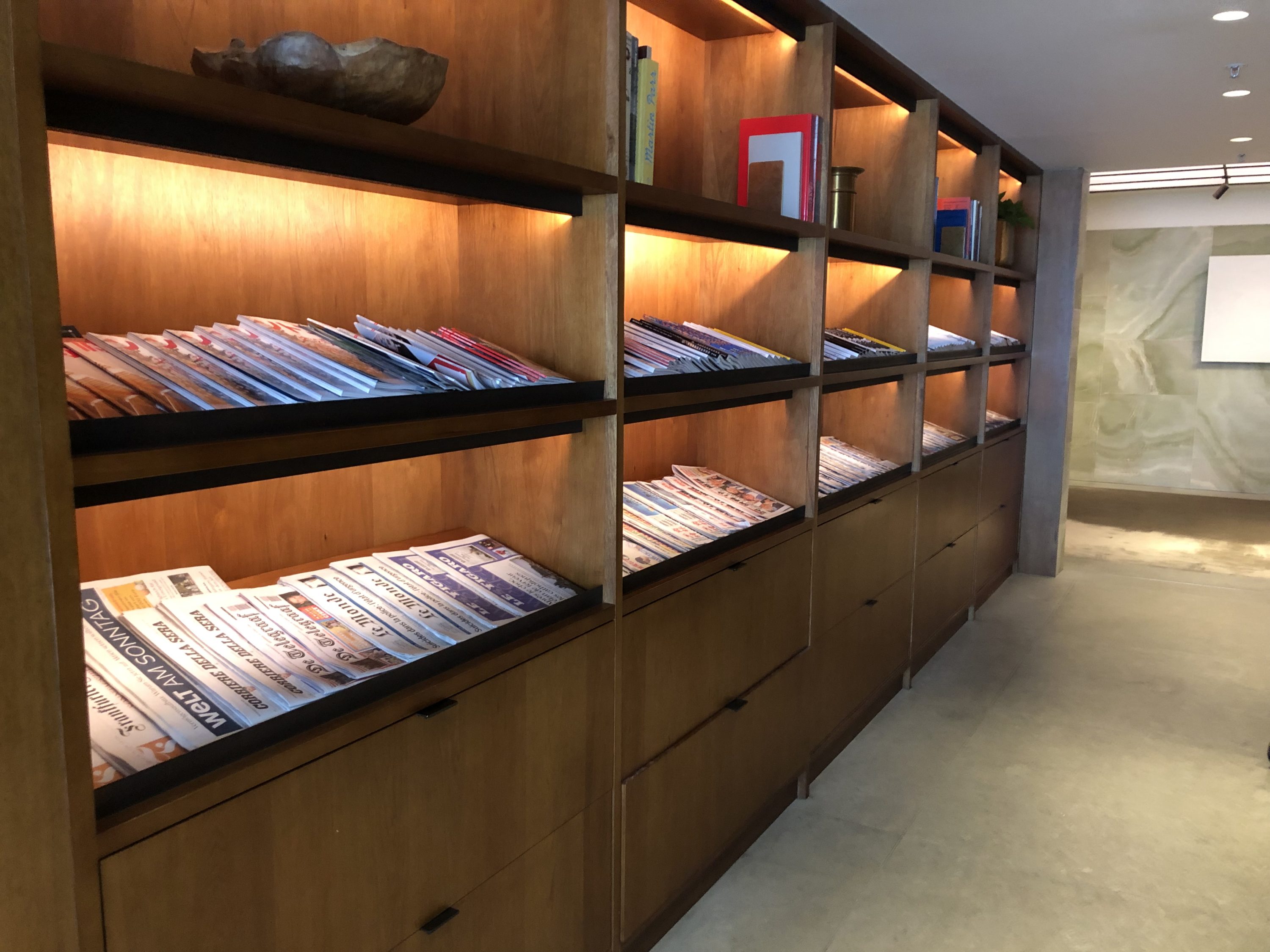 The Pier, First at Hong Kong International Airport literature selection