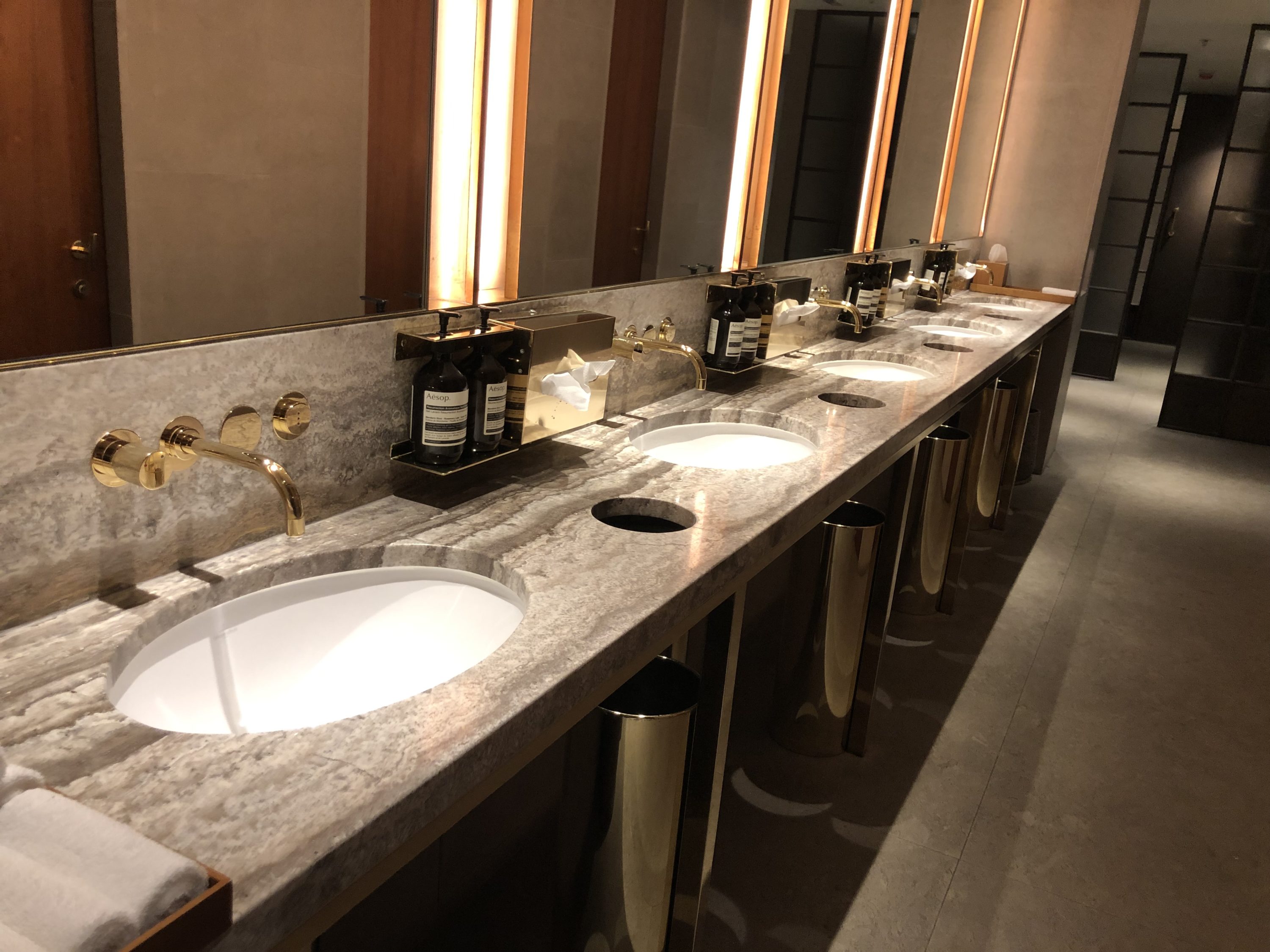 The Pier, First at Hong Kong International Airport sinks in restroom