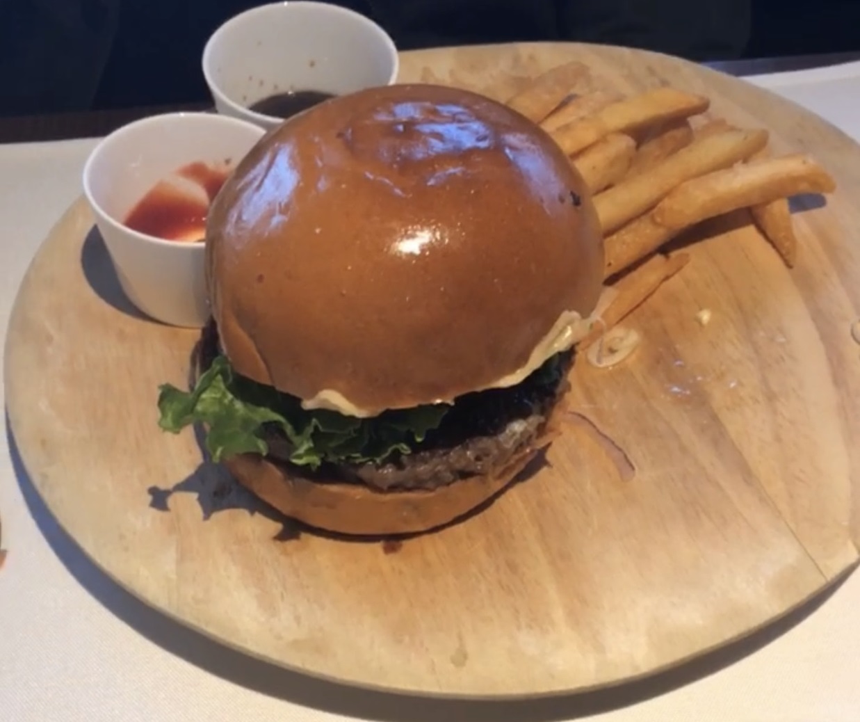 The Pier, First at Hong Kong International Airport wagyu beef burger