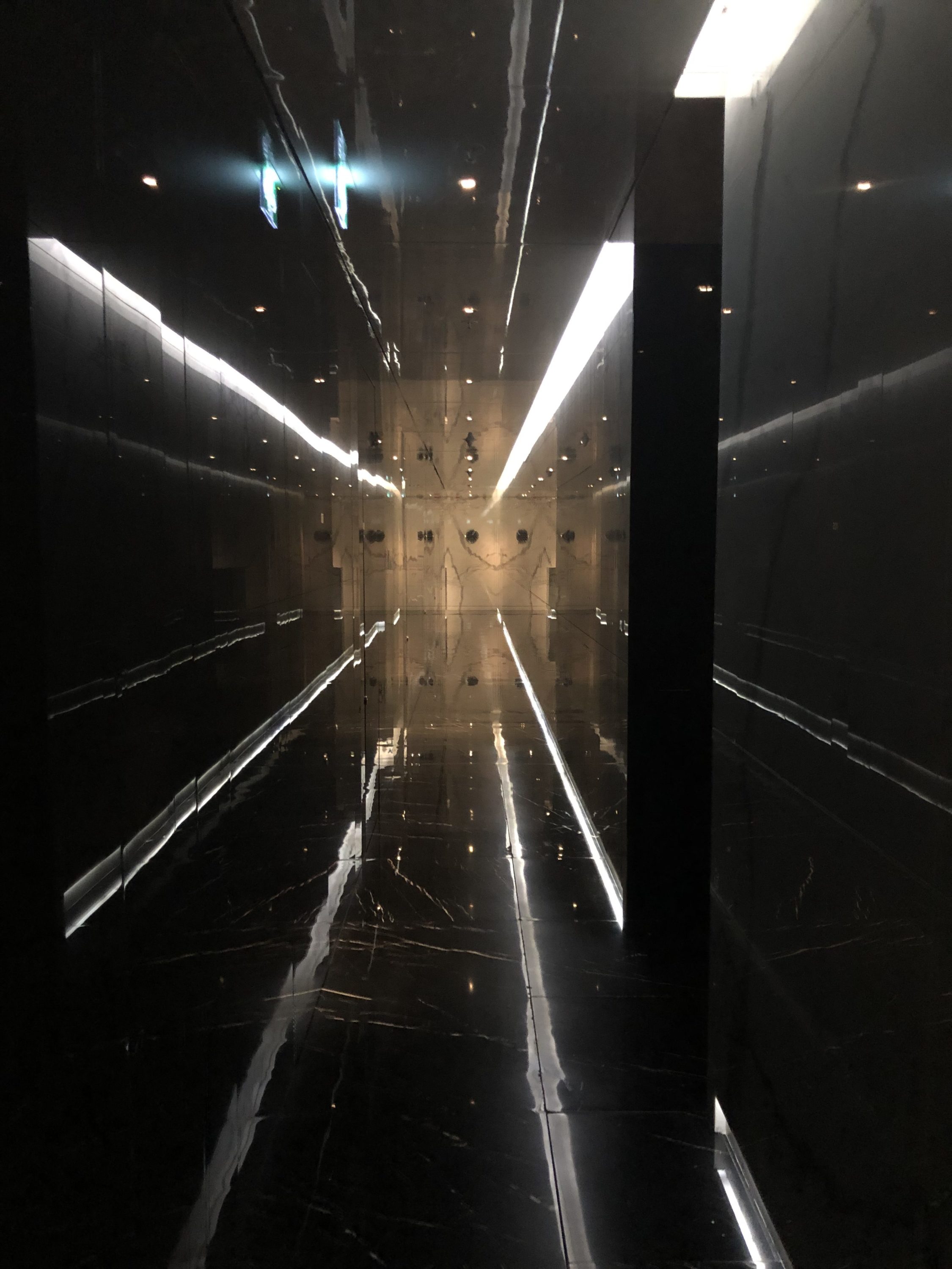 The Wing, First at Hong Kong International Airport shower suites hallway