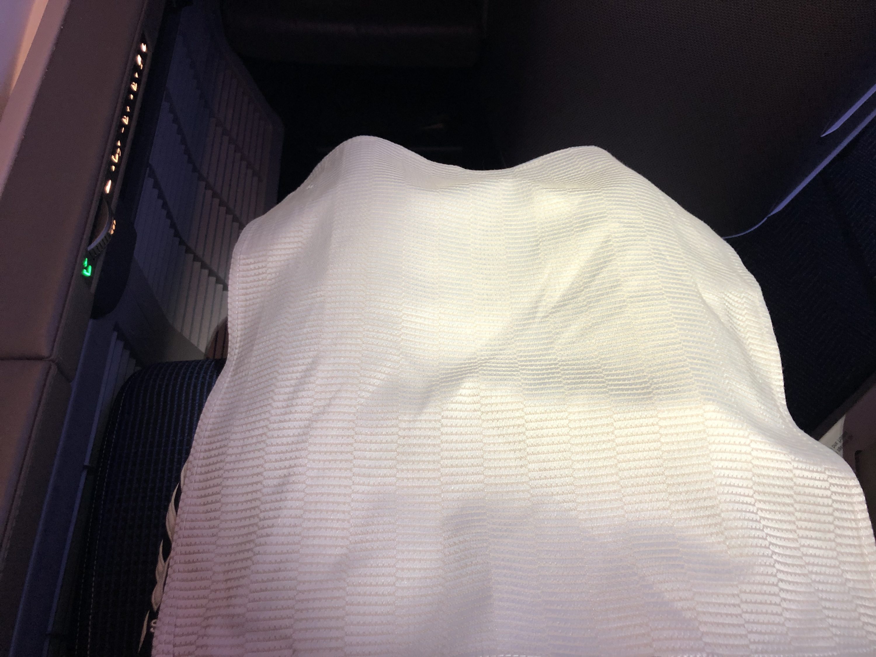 United Polaris 787-10 lap napkin