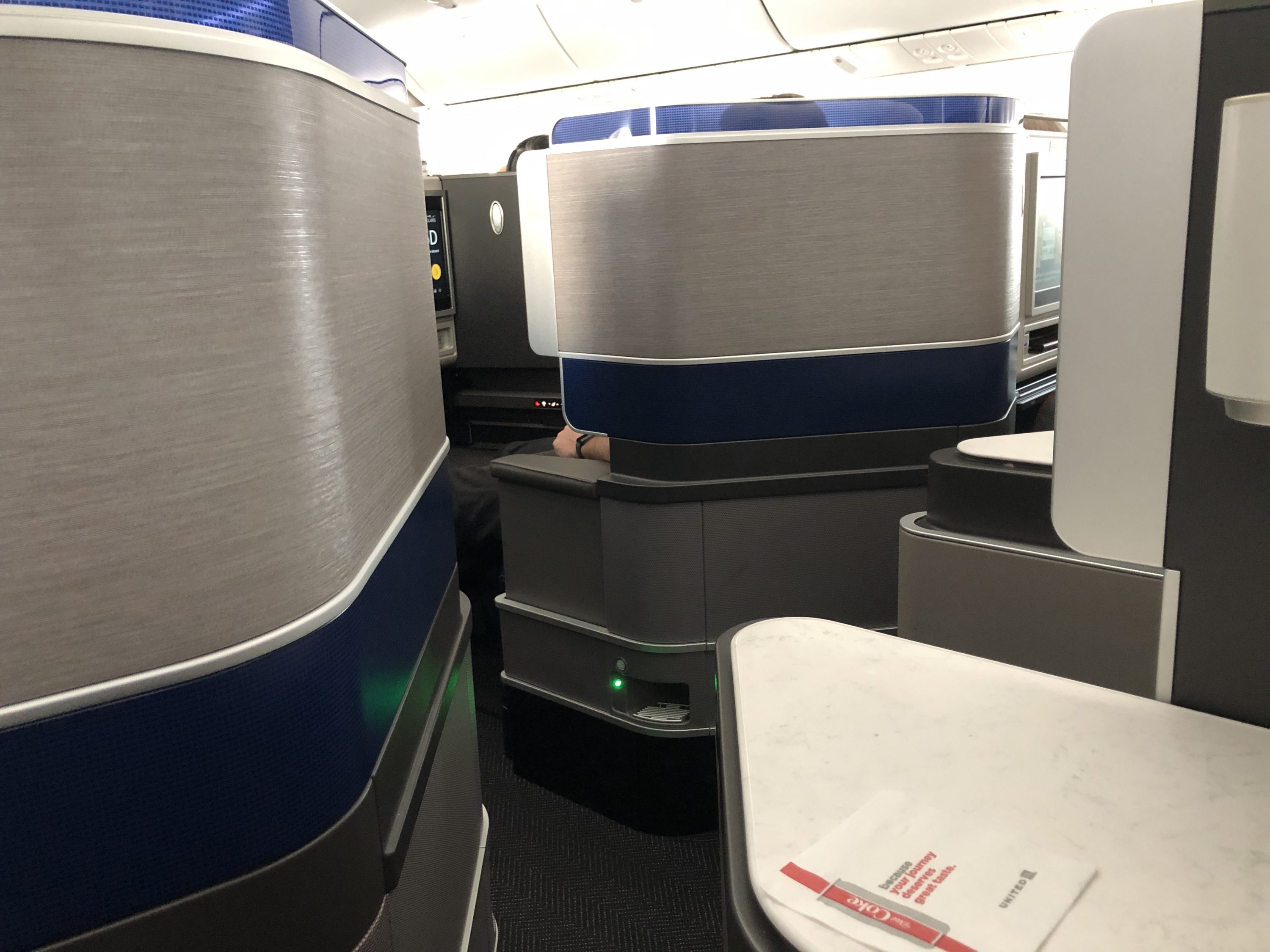 United Polaris 787-10 seat perspective