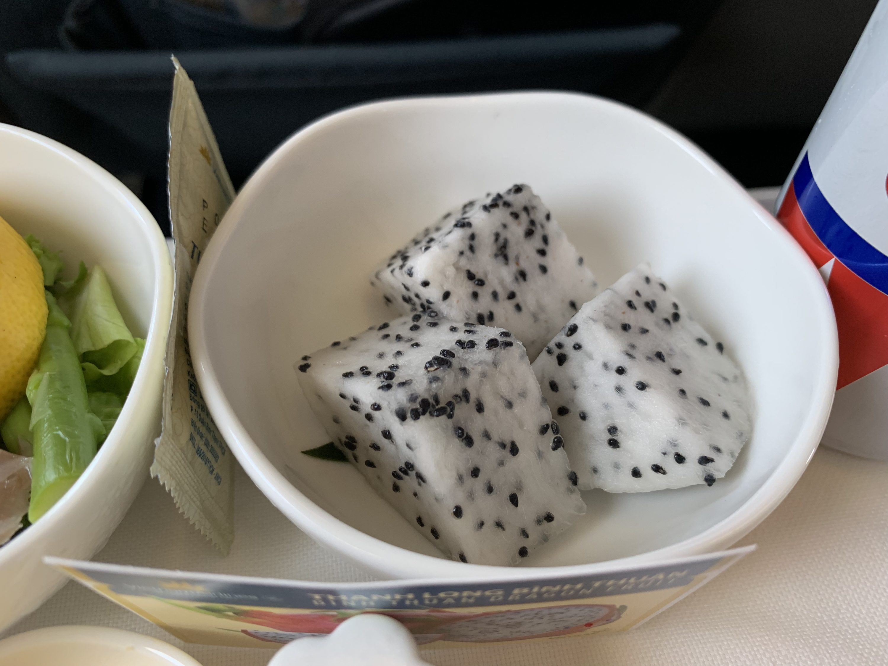 Vietnam Airlines A321 business class dessert