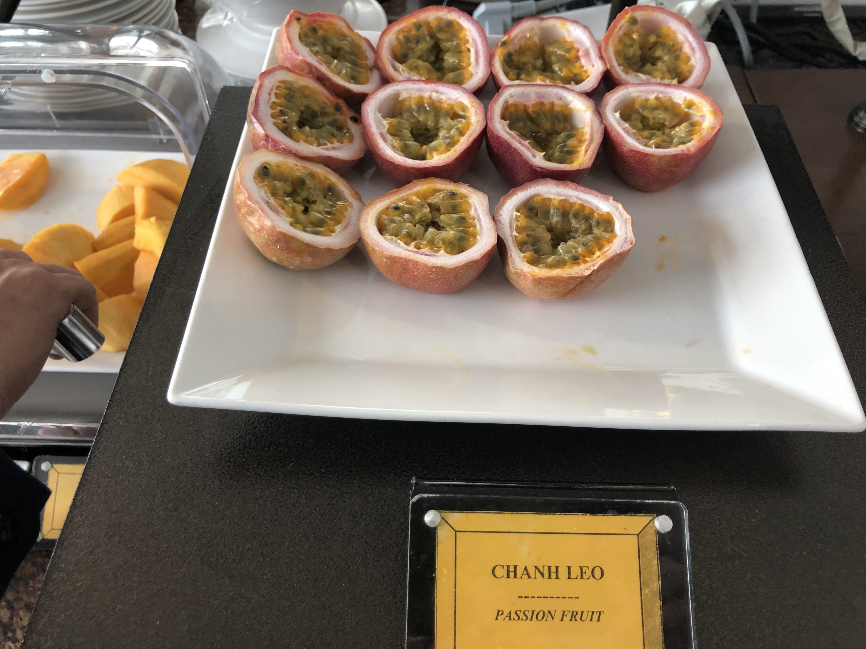 Vietnam Airlines Lotus Lounge Hanoi passionfruit
