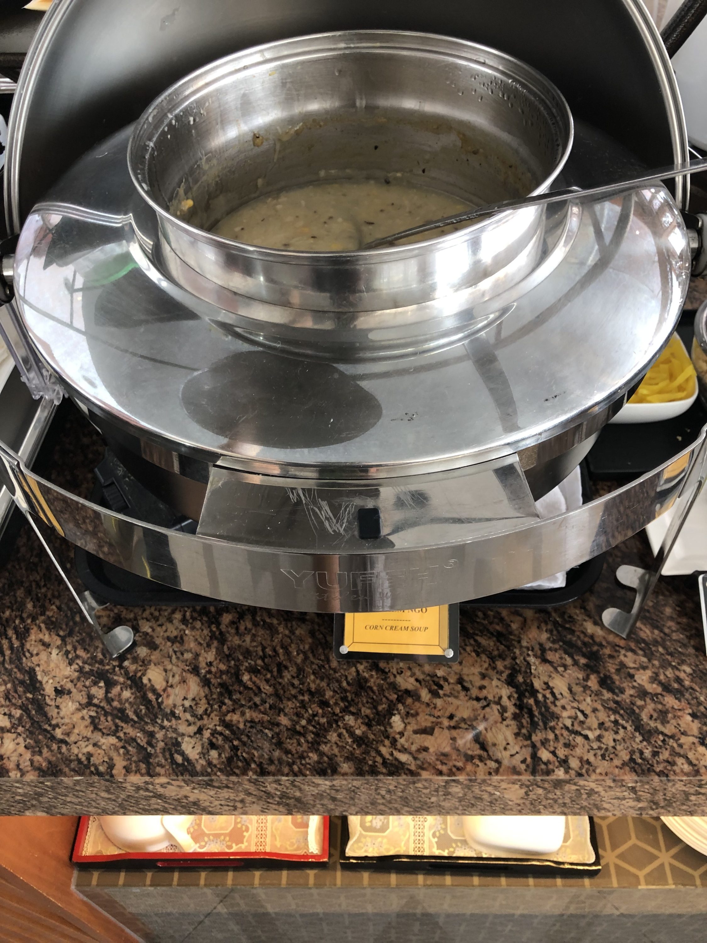 Vietnam Airlines Lotus Lounge Hanoi soup