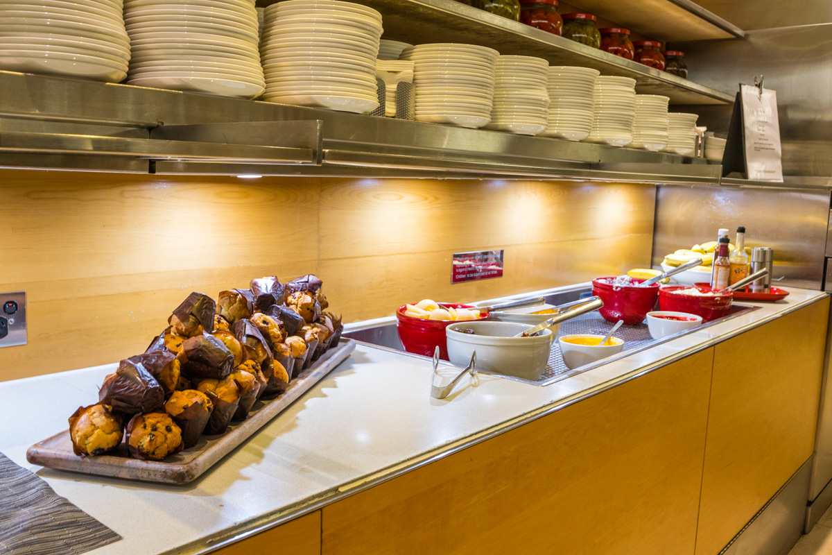 Qantas Business Lounge Sydney Buffet