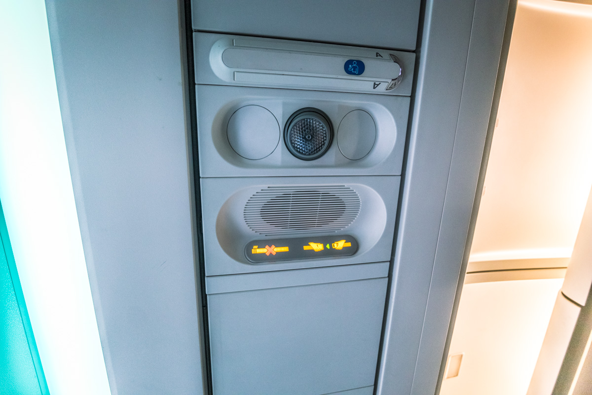 Cathay Pacific Airbus A330 Business Class Overhead Lights