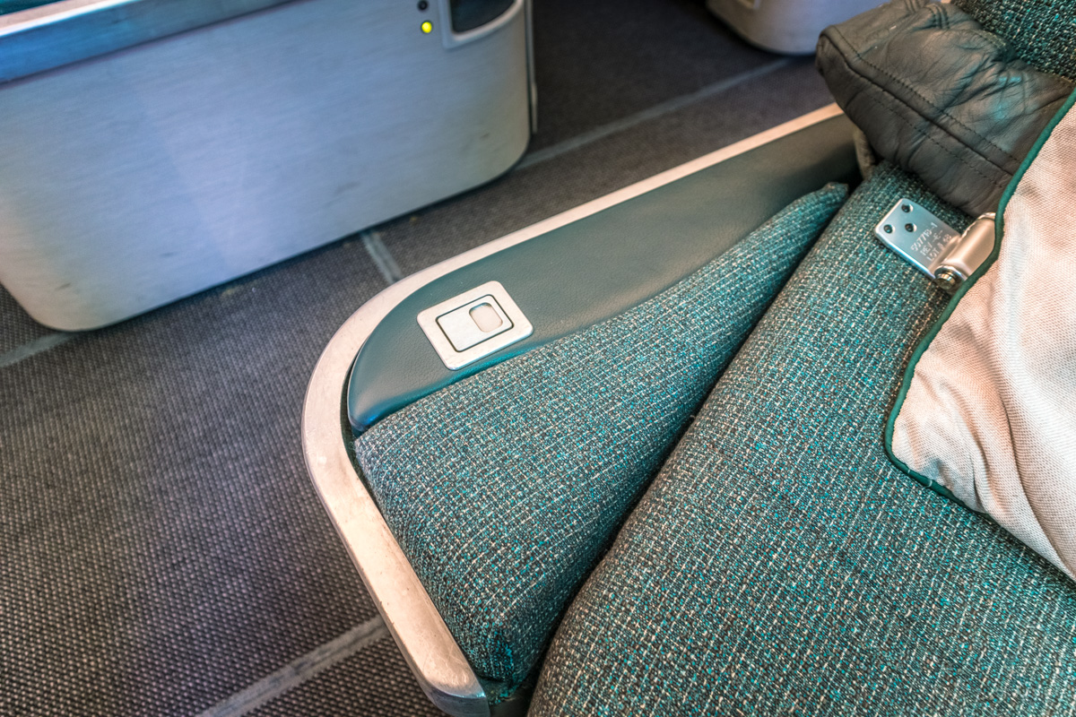 Cathay Pacific Airbus A330 Business Class Armrest
