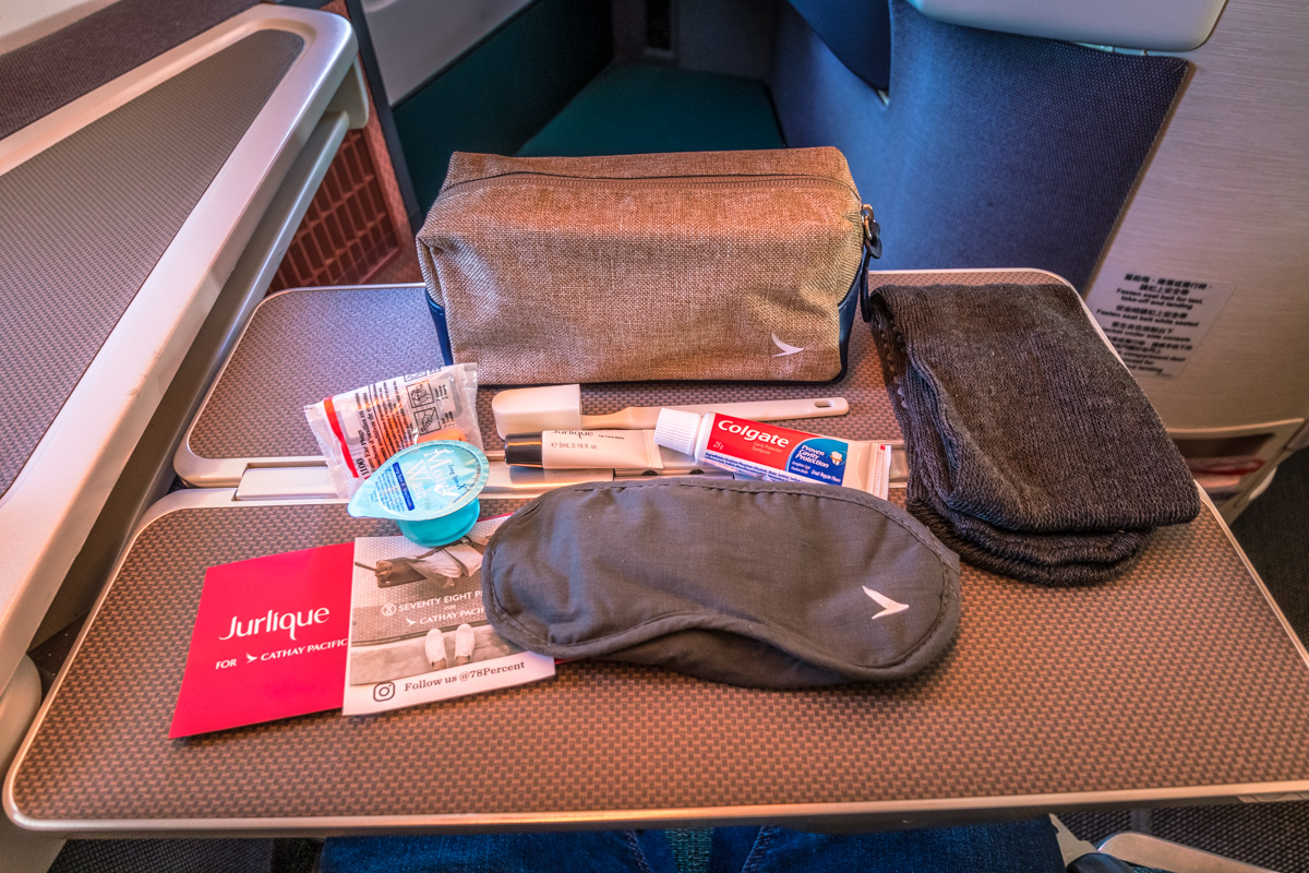 Cathay Pacific Airbus A330 Business Class Amenity Kit