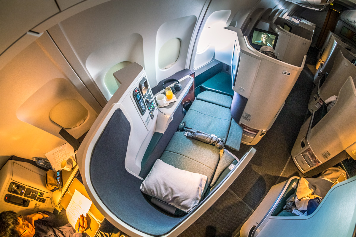 Cathay Pacific Airbus A330 Business Class Bed Cathay Pacific Airbus A330 Business Class Bed
