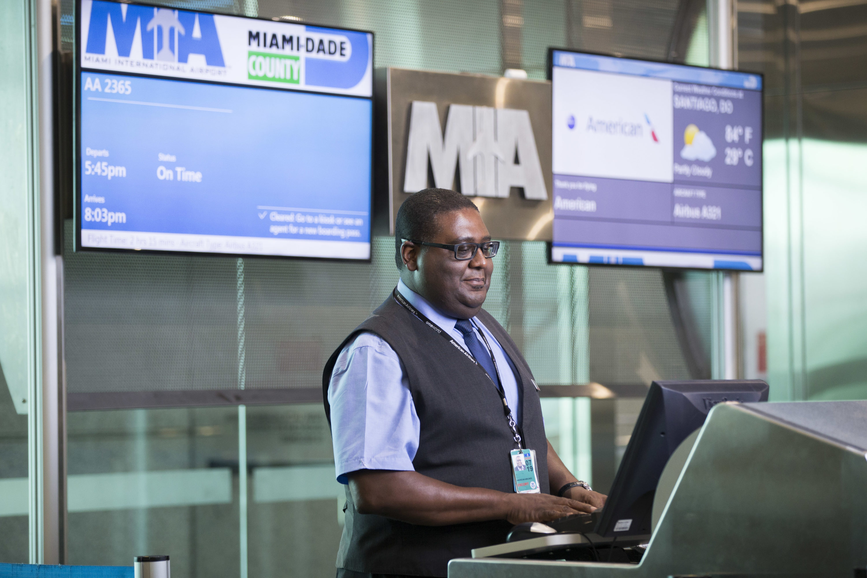 AA Gate Agent at MIA