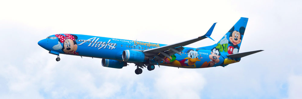 Alaska Airlines Disney Livery