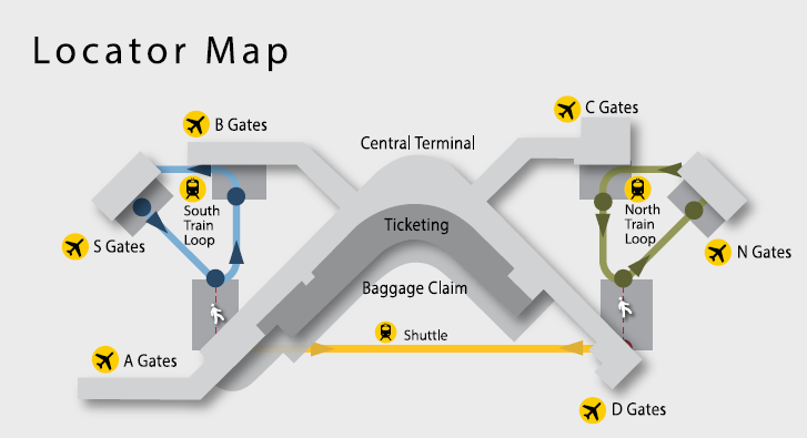 Seattle-Tacoma International Airport Layout