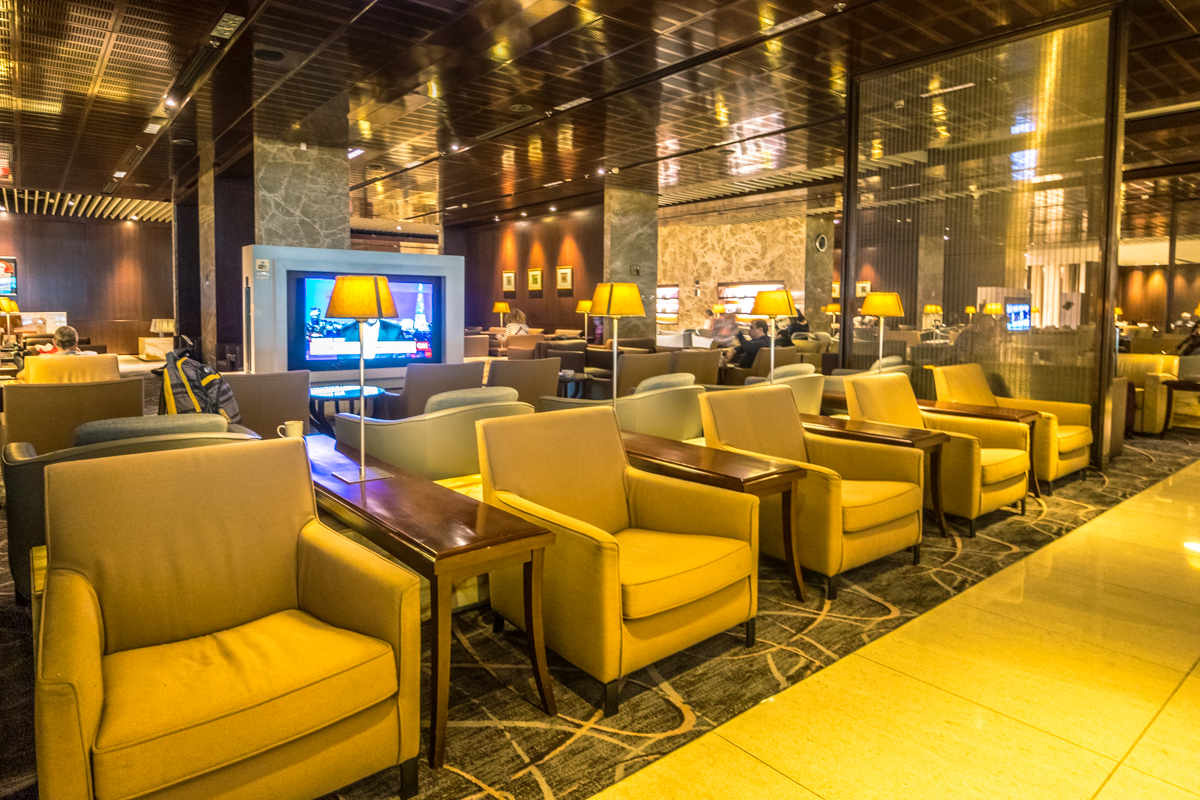 Singapore Airlines SilverKris Business Class Lounge Changi