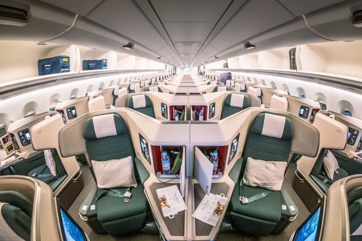 Greg Stone - Cathay Pacific Airbus A350-1000 Business Class Cabin Middle Seats
