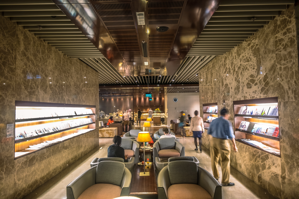 Singapore Airlines SilverKris Business Class Lounge Changi - Sea