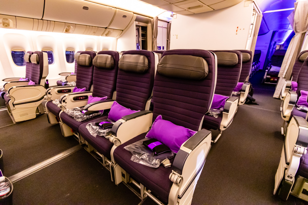 Virgin Australia Boeing 777 Premium Economy cabin