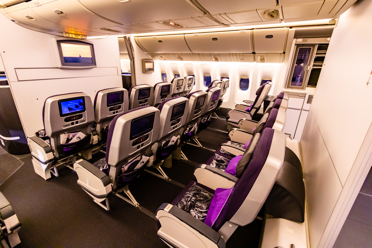 Virgin Australia Boeing 777 Premium Economy cabin