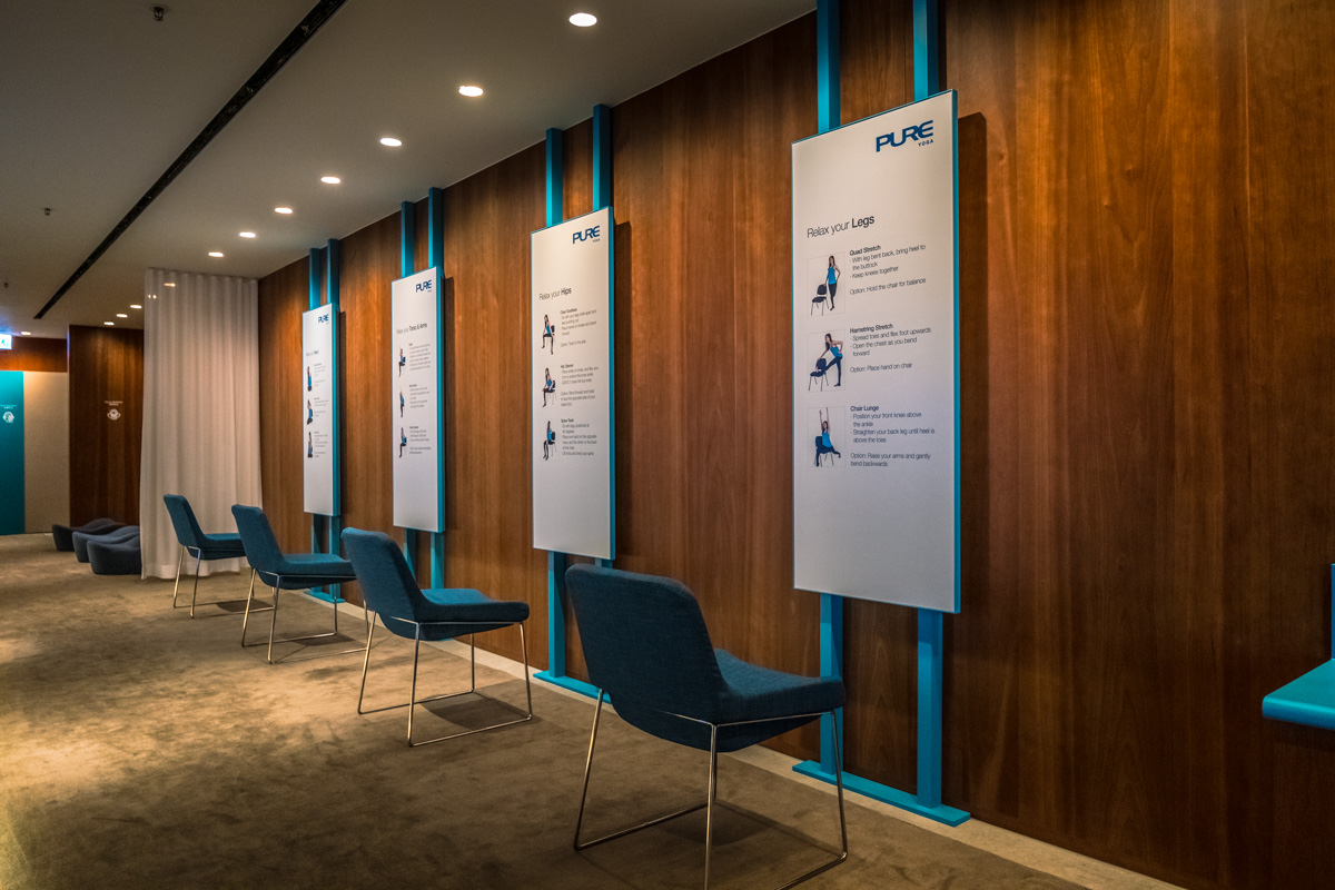 Cathay Pacific Lounge Hong Kong - The Pier - Sanctuary by Pure Y