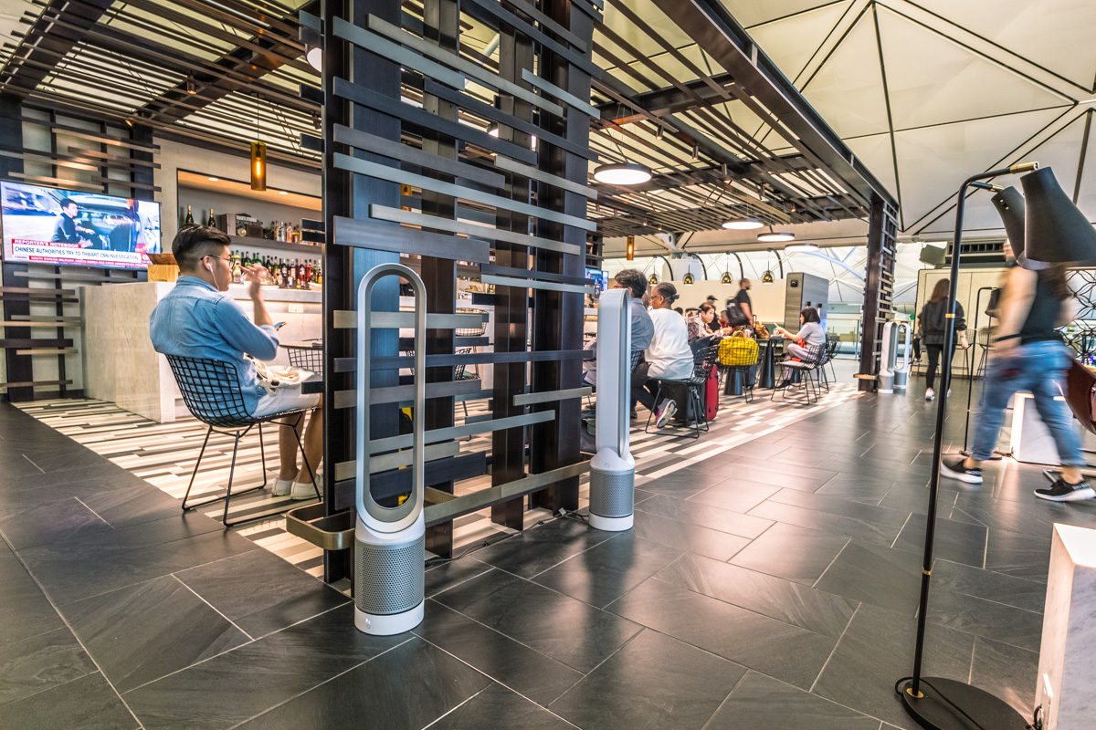 American Express Centurion Lounge Hong Kong - Fans