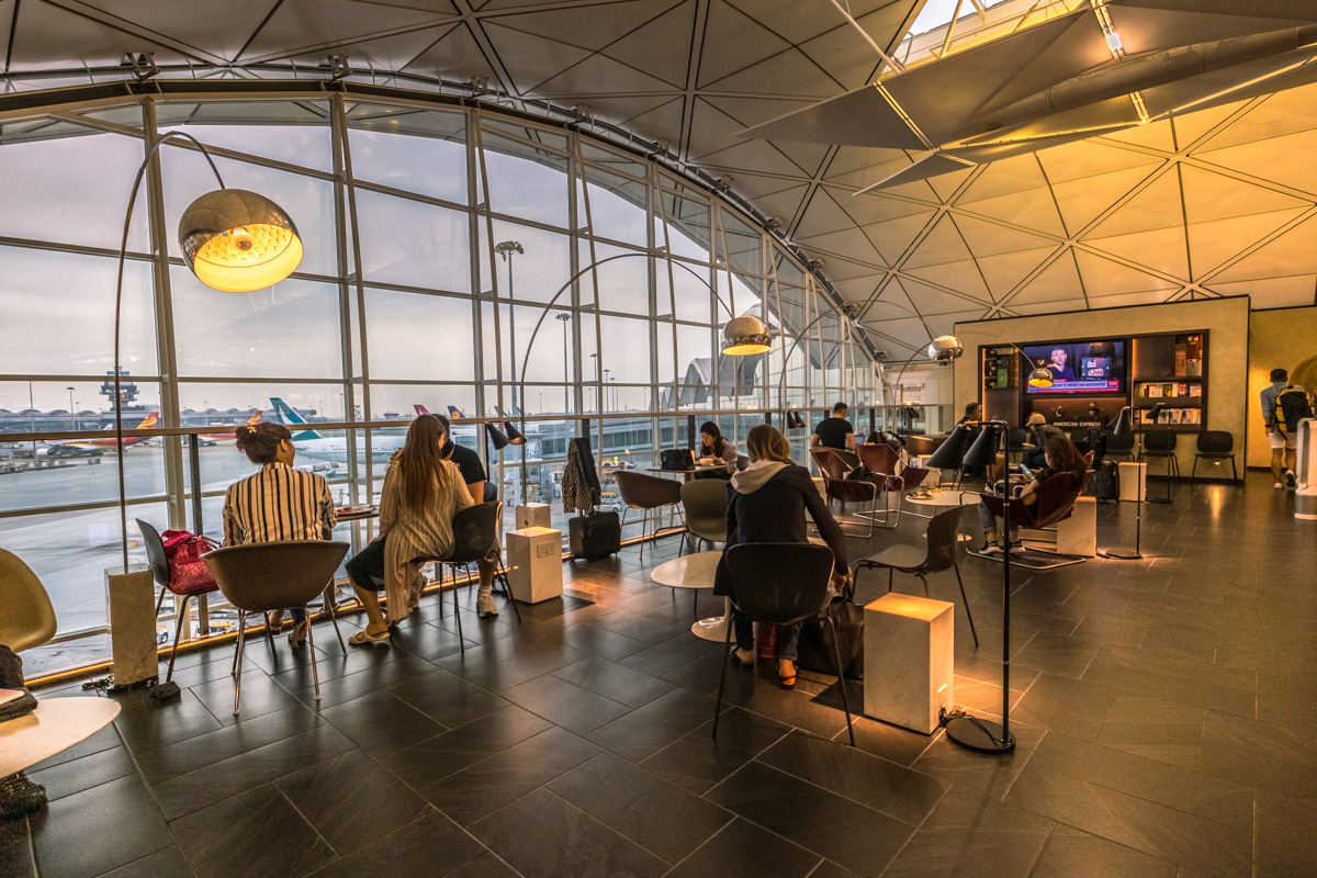 American Express Centurion Lounge Hong Kong - Seating