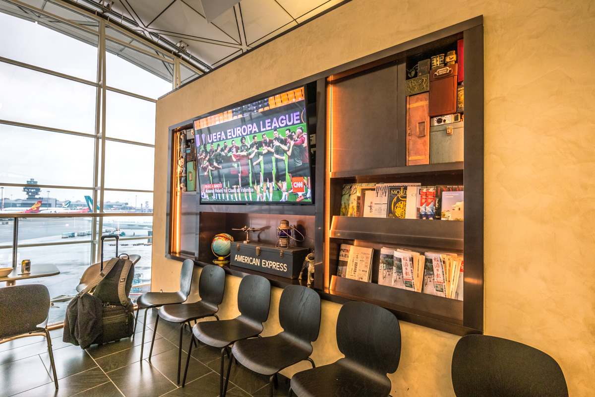 American Express Centurion Lounge Hong Kong - Seating
