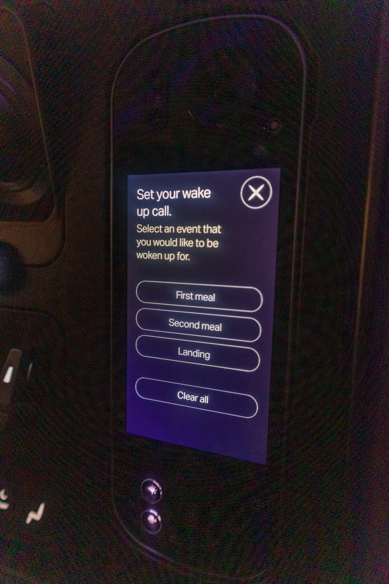 Cathay Pacific Airbus A350 Business Class IFE Remote Wake Up Set