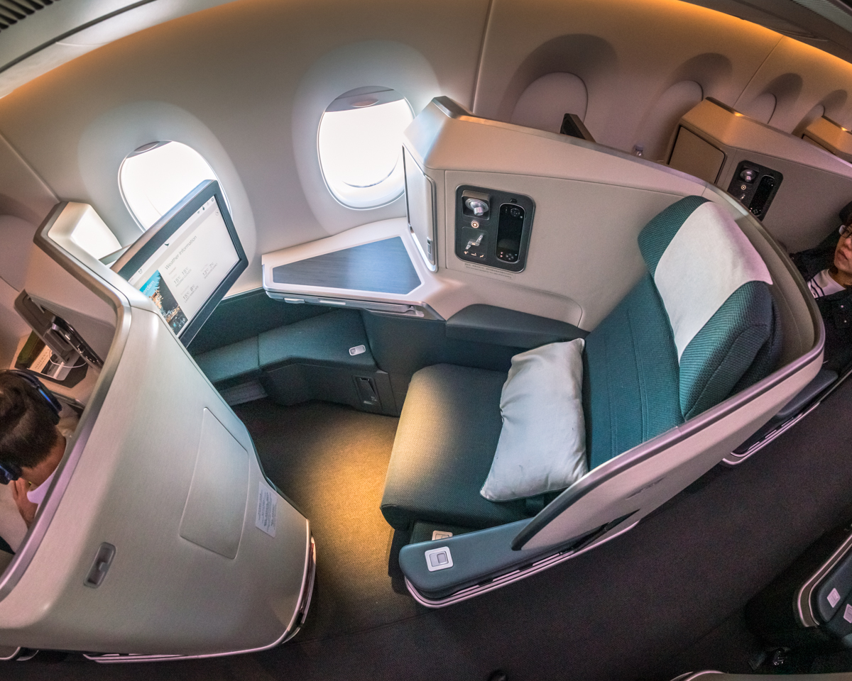 Cathay Pacific Airbus A350 Business Class Window Seat