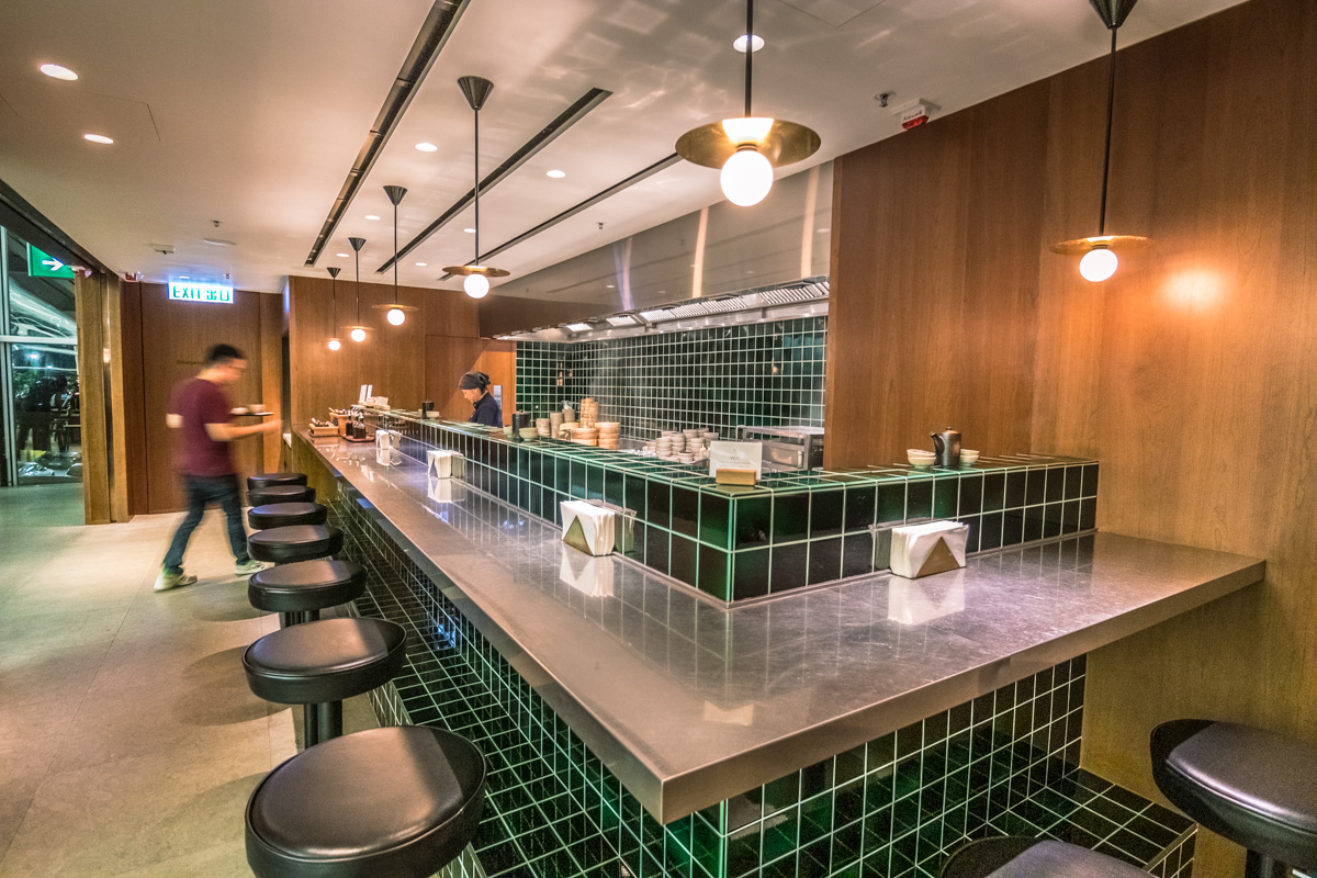 Cathay Pacific Lounge Hong Kong - The Deck - Noodle Bar Dining