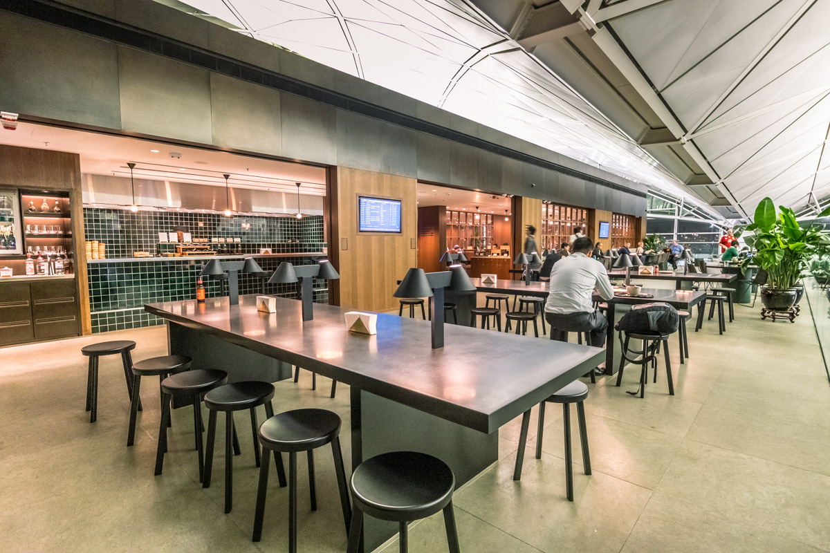 Cathay Pacific Lounge Hong Kong - The Deck - The Terrace