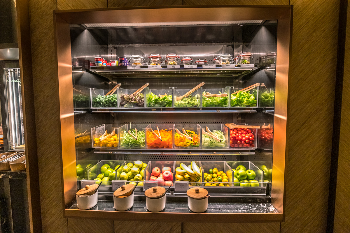 Plaza Premium First Lounge Hong Kong - Primo Side Salad Buffet