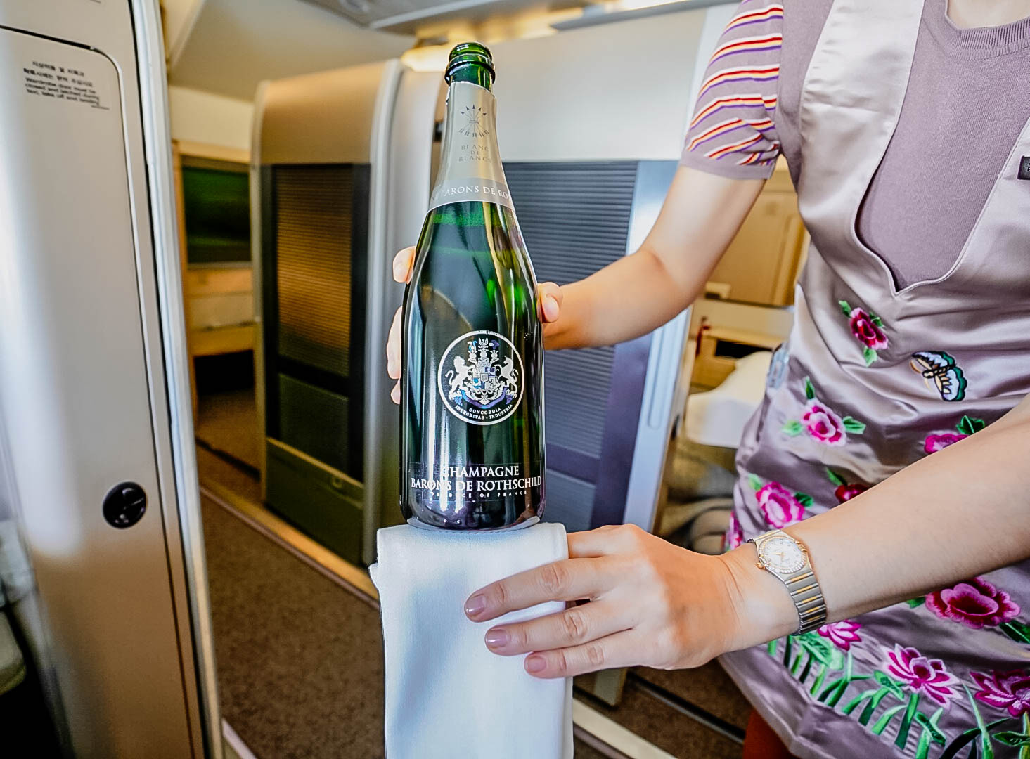 Asiana Airlines A380 First Class Barons de Rothschild - Cherag Dubash