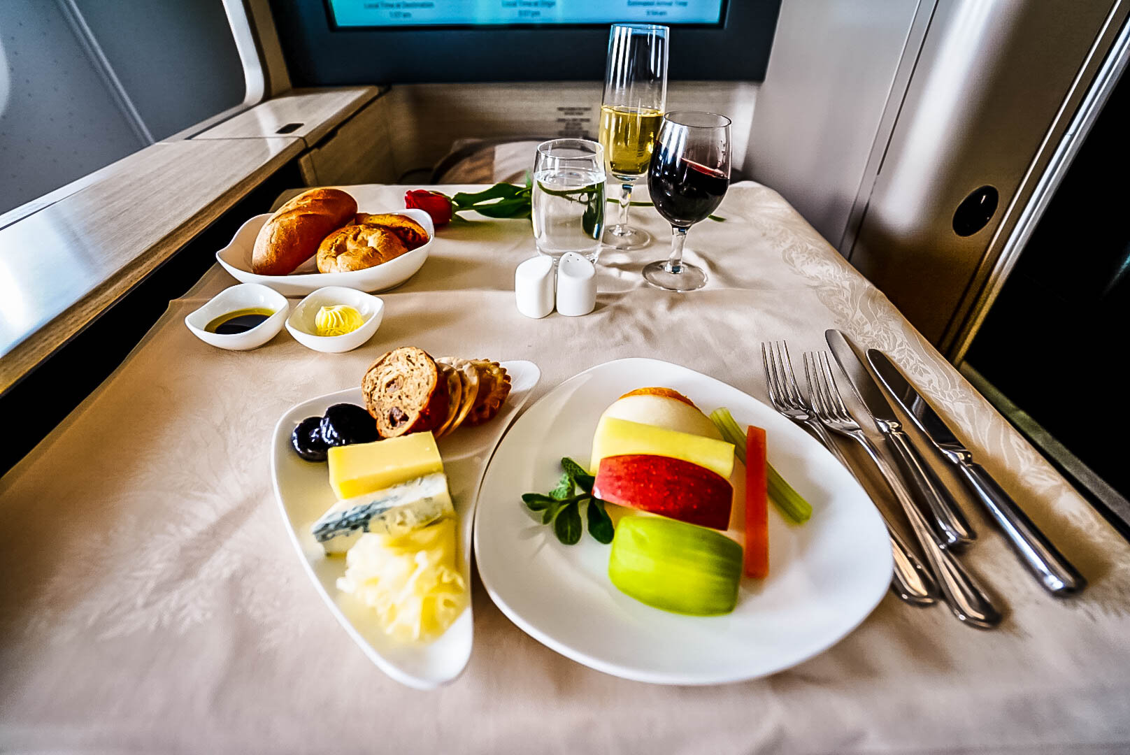 Asiana Airlines A380 First Class Cheese Platter - Cherag Dubash