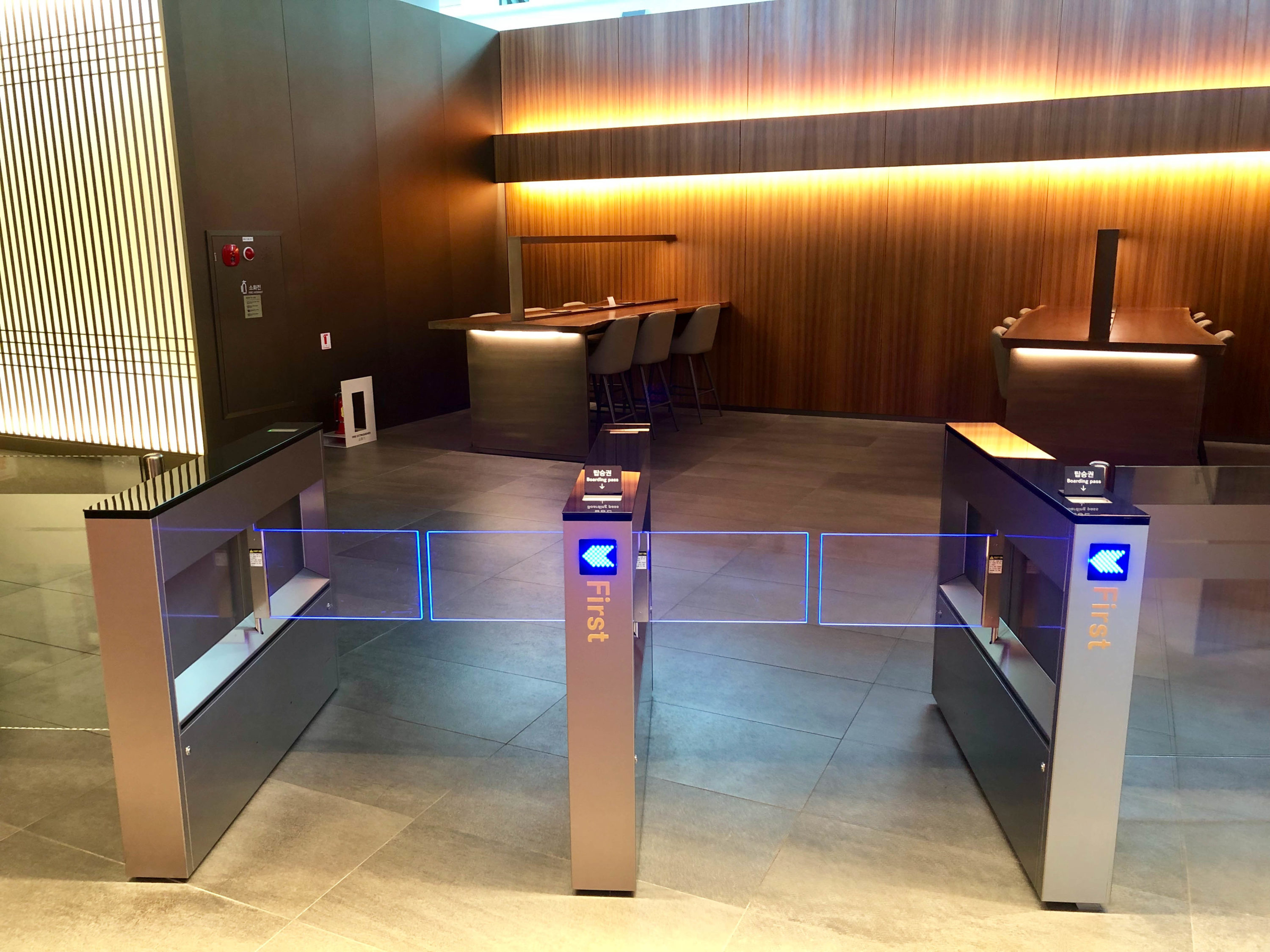 Asiana Airlines A380 First Class Lounge E-gate - Cherag Dubash