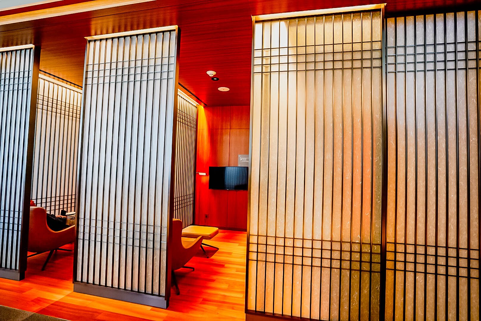 Asiana Airlines A380 First Class Lounge Private Seating Rooms - Cherag Dubash