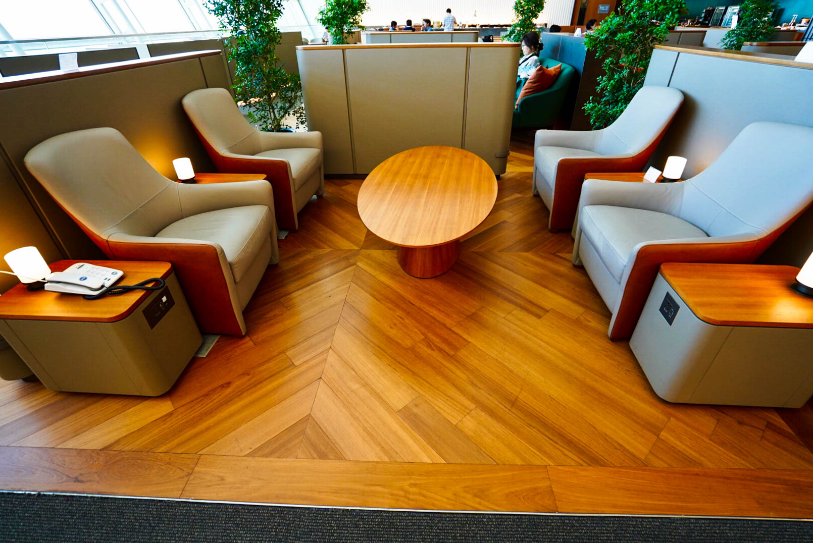 Asiana Airlines A380 First Class Lounge Seating - Cherag Dubash