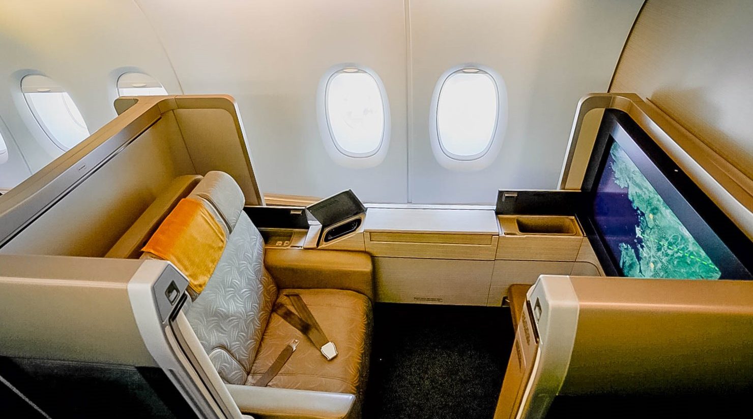 Asiana Airlines A380 First Class Seat 1A-Cherag Dubash