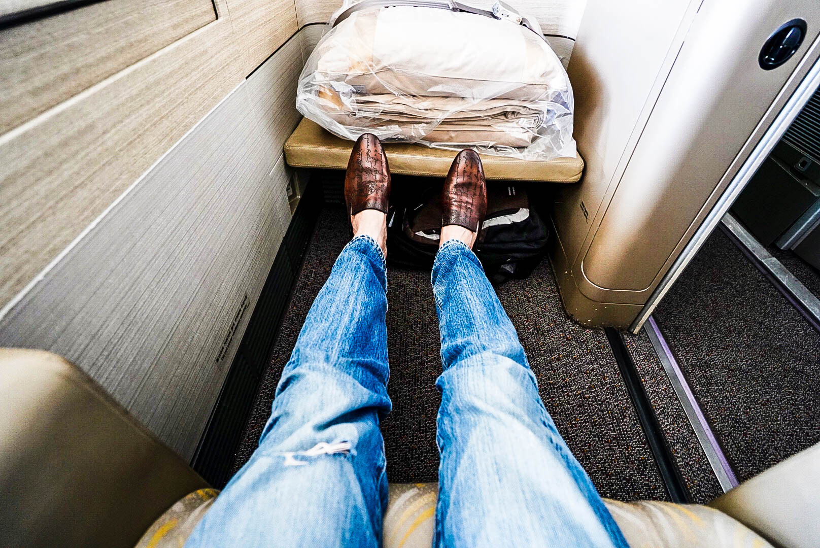 Asiana Airlines A380 First Class Seat 2A - Cherag Dubash