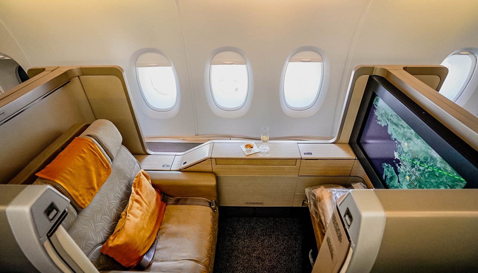 Asiana Airlines A380 First Class Seat 2A - Cherag Dubash