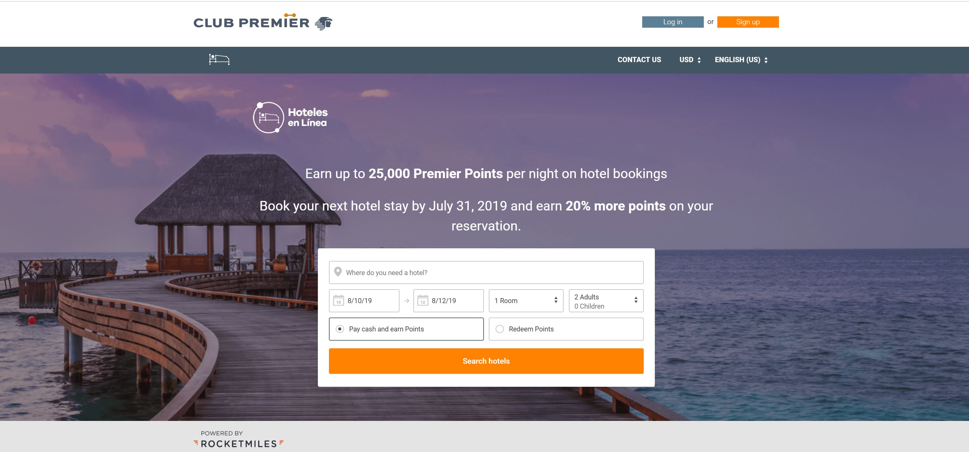 Club Premier Hoteles en Linea