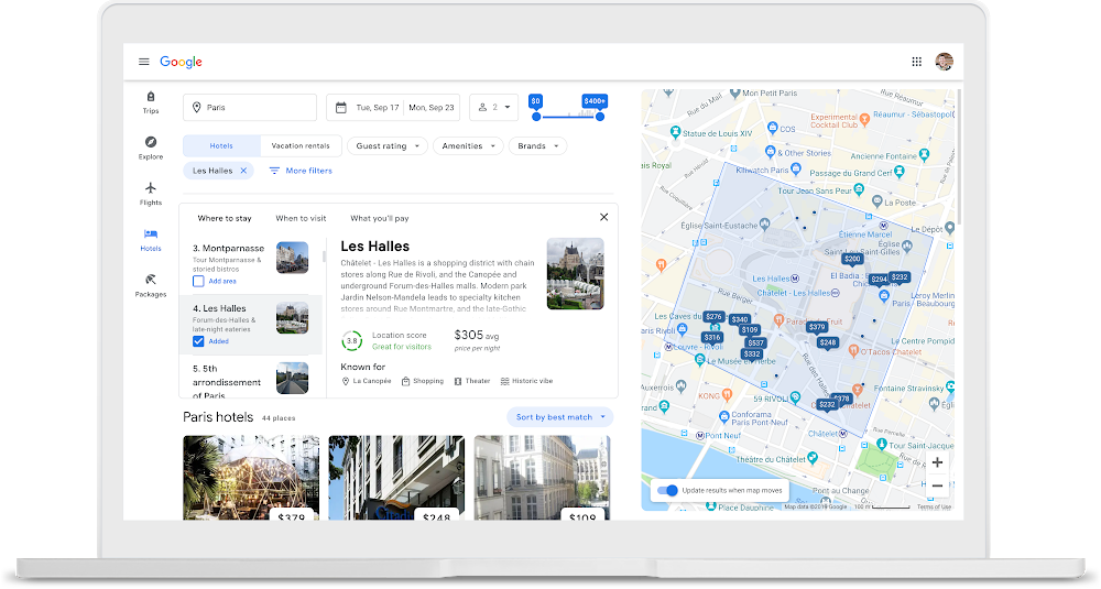 Google Flights Dasboard