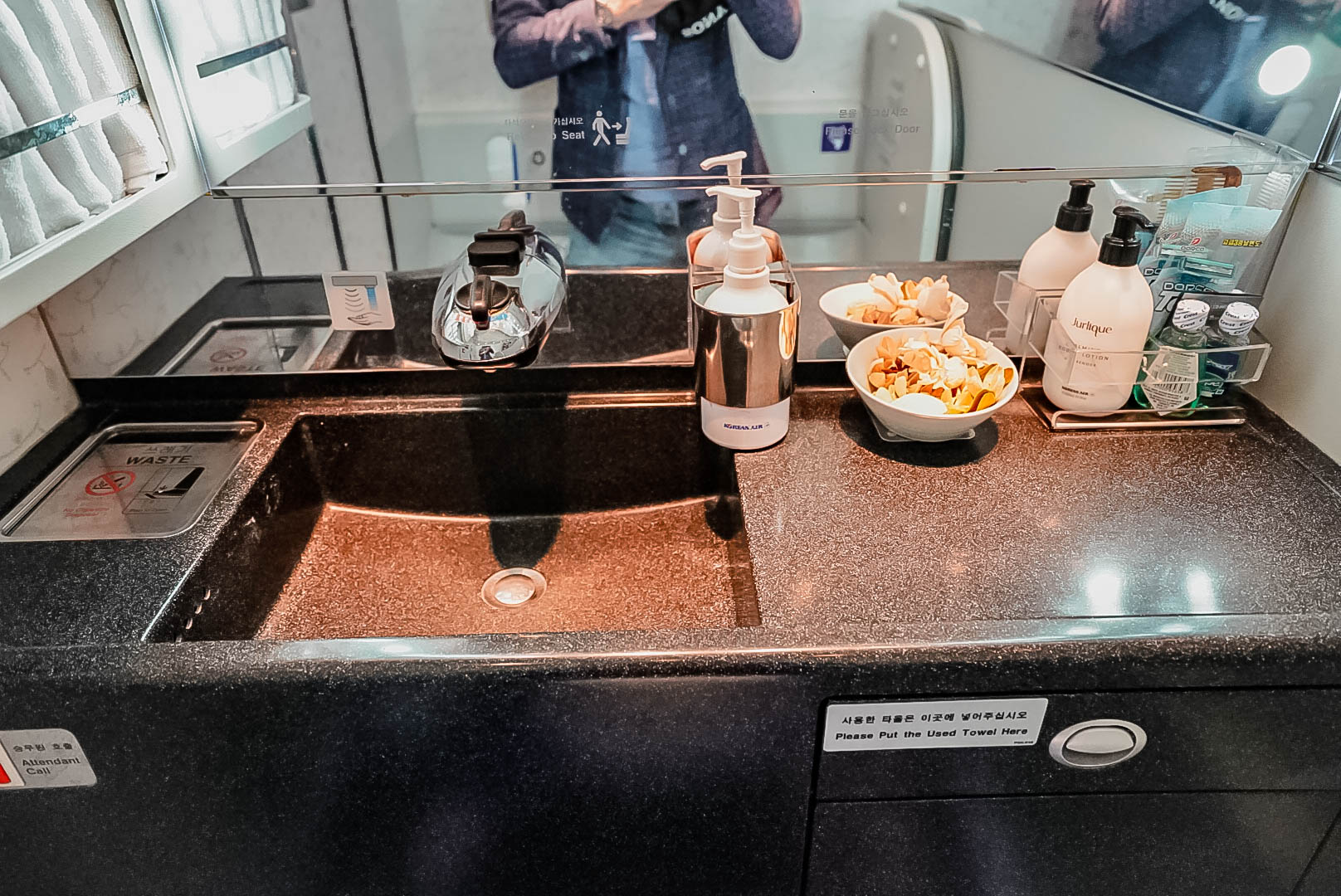 Korean Air Boeing 777 First Class Lavatory - Cherag Dubash