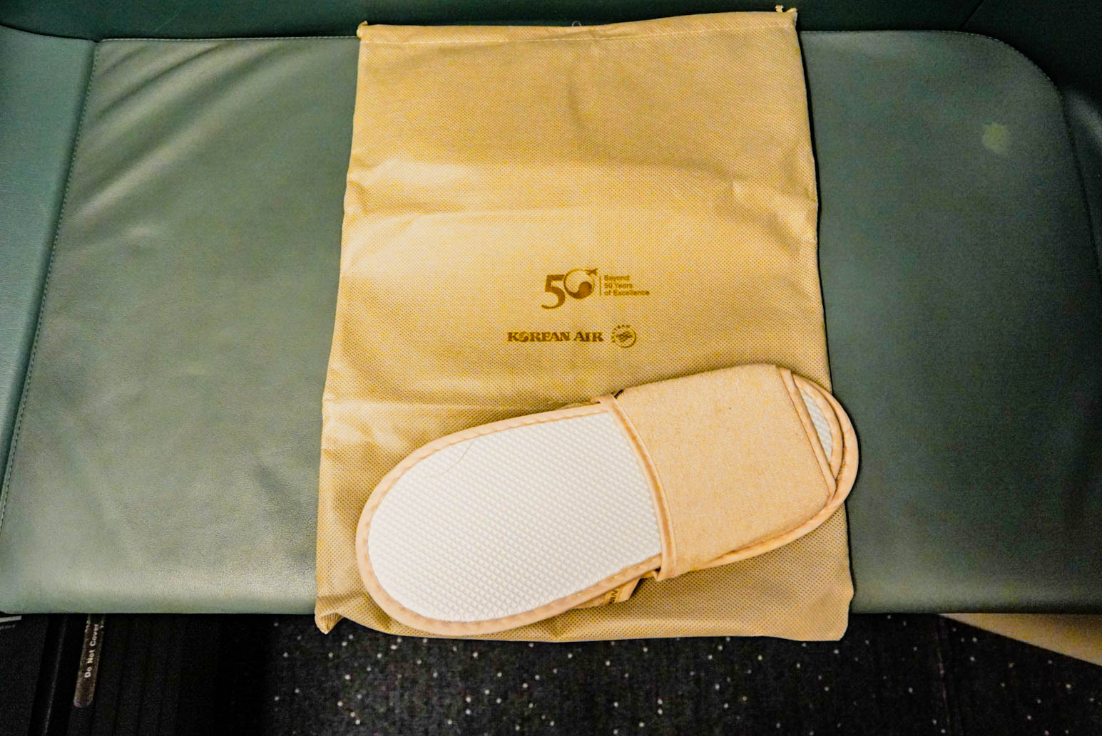 Korean Air Boeing 777 First Class Slippers - Cherag Dubash