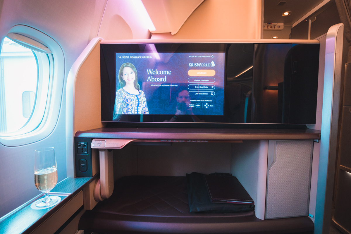 Singapore Airlines Boeing 777 First Class