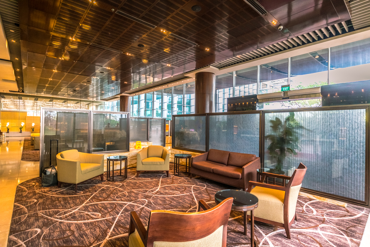 Singapore Airlines First Class Reception