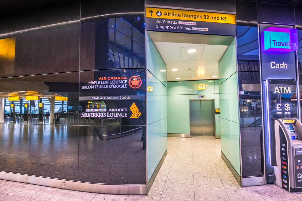Queens Terminal 2 London Heathrow Lounge Entrance