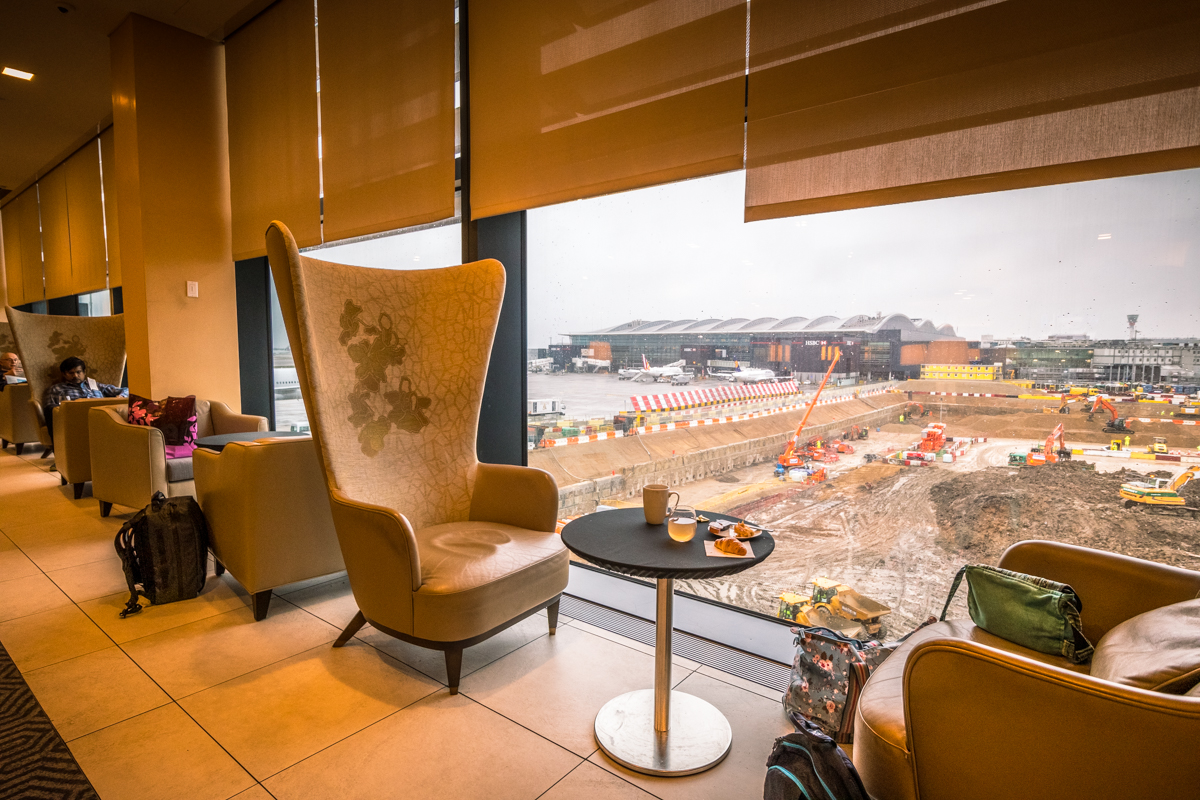 Singapore Airlines Heathrow Lounge Seating