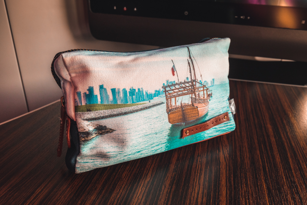 Qatar Airways Airbus A350 Business Class - Nappa Dori Amenity Kit