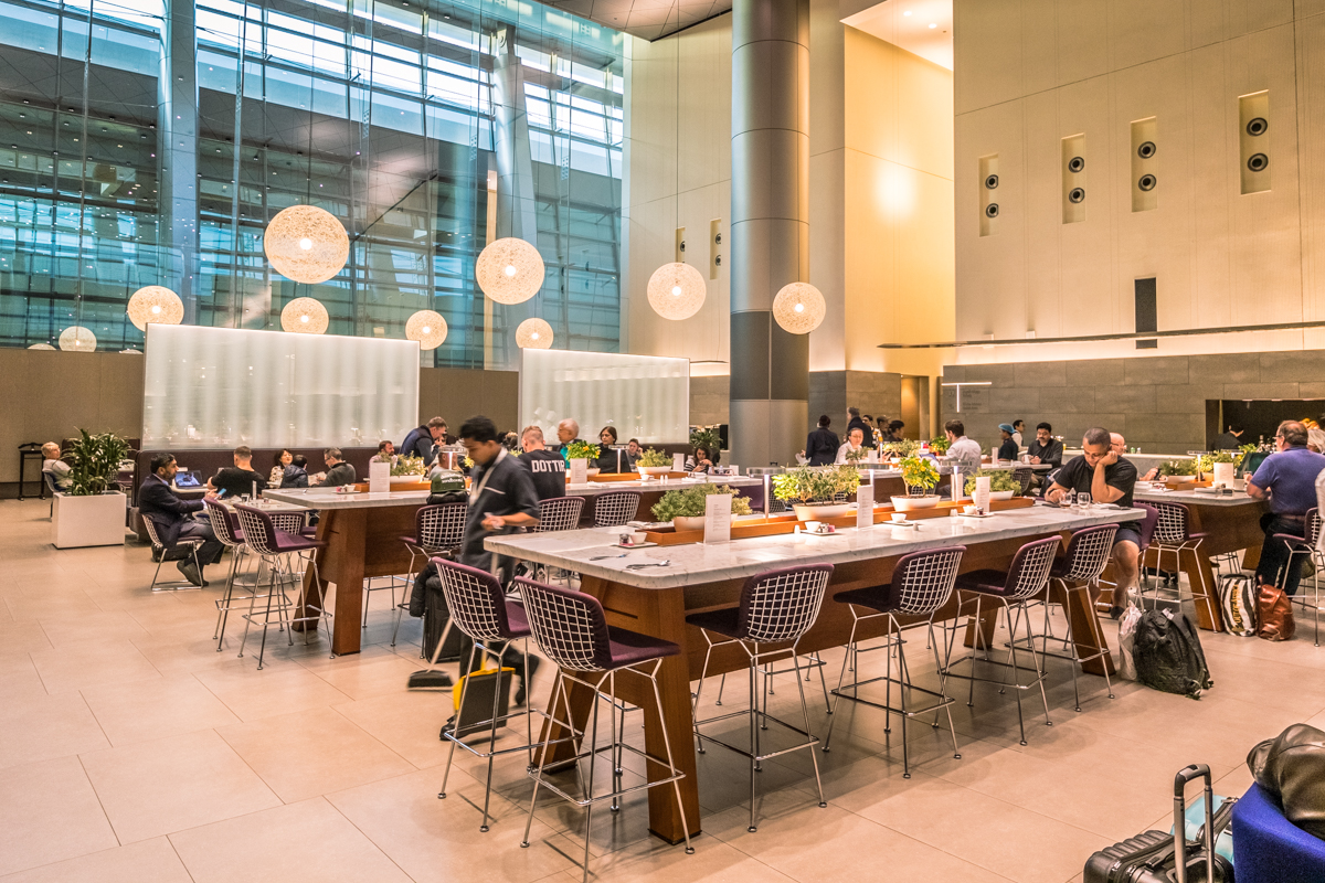Qatar Airways Al Mourjan Lounge --- Café