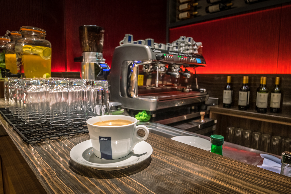 Air Canada Heathrow Lounge --- Barista Coffee